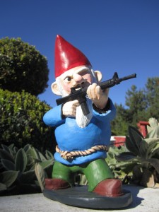 Gnome with a gun