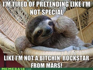 Charlie Sheen Sloth